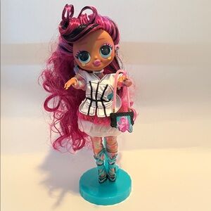 L.O.L. Surprise! Doll with Pink Hair and Teal Stand